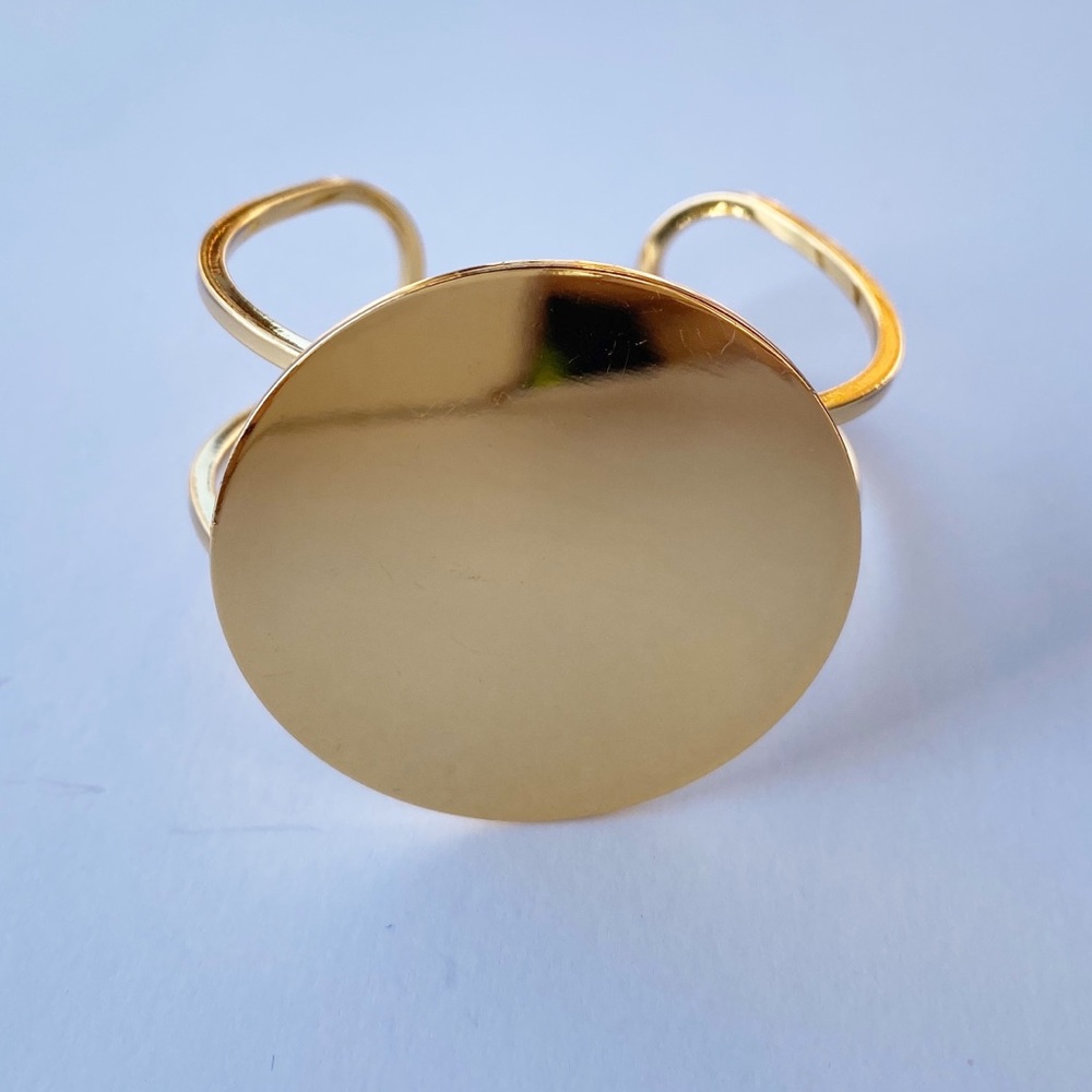 Argento Vivo Station Disk Cuff - image 4